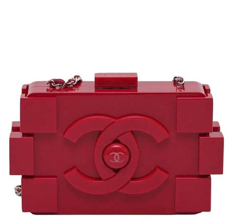 crystal chanel purse shaped like a lego|Chanel Lego handbags.